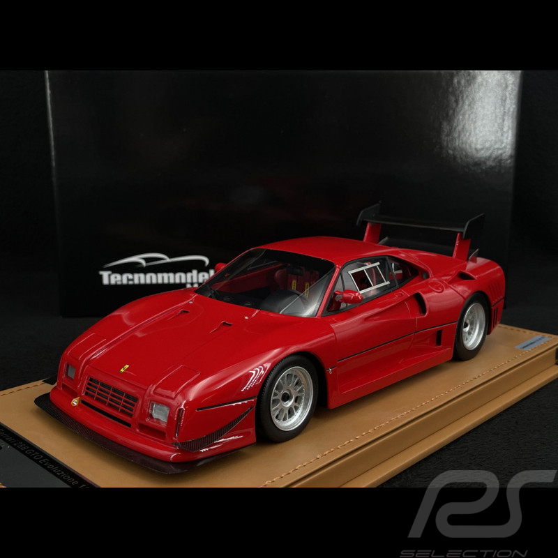 Ferrari 288 GTO Evoluzione 1985 BBS Wheels Rosso Corsa 1/18 Tecnomodel TM18-361B