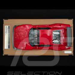 Ferrari 288 GTO Evoluzione 1985 Jantes BBS Rosso Corsa 1/18 Tecnomodel TM18-361B