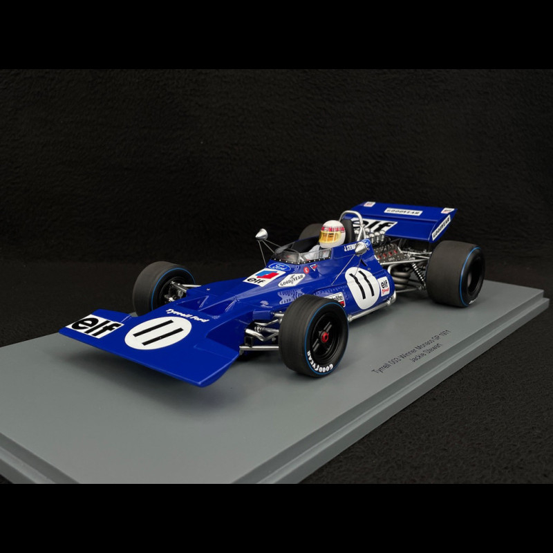 Jackie Stewart Tyrrell 003 n° 11 Winner Monaco GP 1971 1/18 Spark