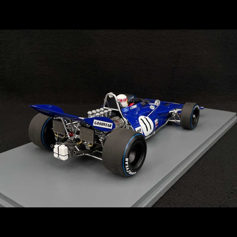 Jackie Stewart Tyrrell 003 n° 11 Winner Monaco GP 1971 1/18 Spark