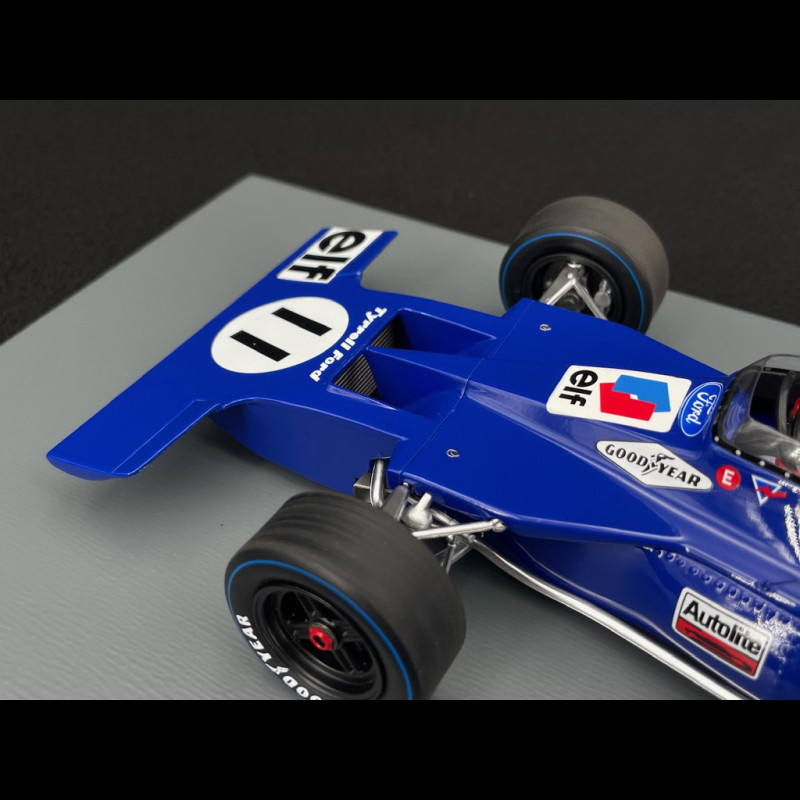 Jackie Stewart Tyrrell 003 n° 11 Winner Monaco GP 1971 1/18 Spark