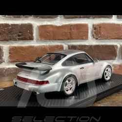 Porsche 911 Type 964 Turbo 3.6 1993 Silver Grey RS Selection x Spark 1/18 18RSF015