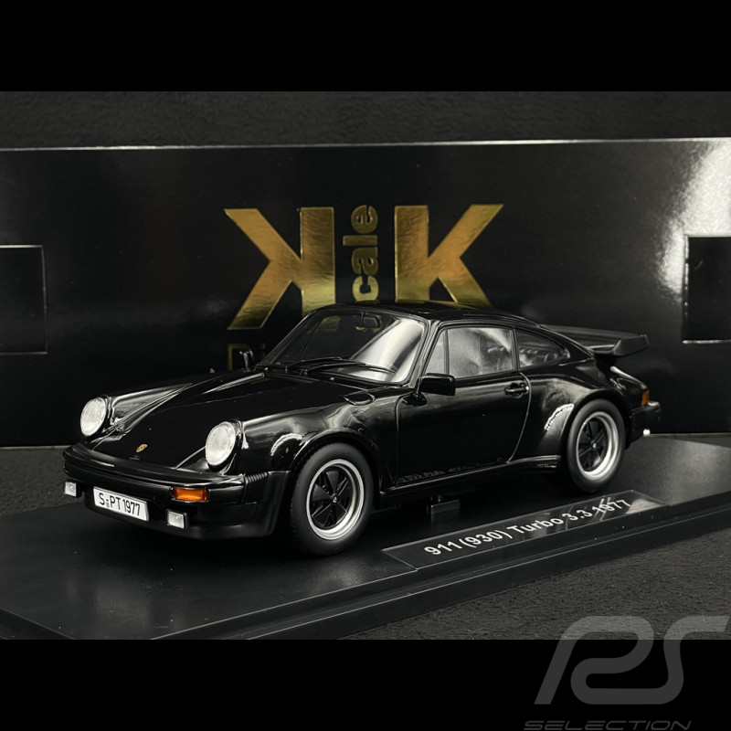 Porsche 911 Turbo 3.3 Typ 930 1977 Schwarz 1/18 KK Scale KKDC181443