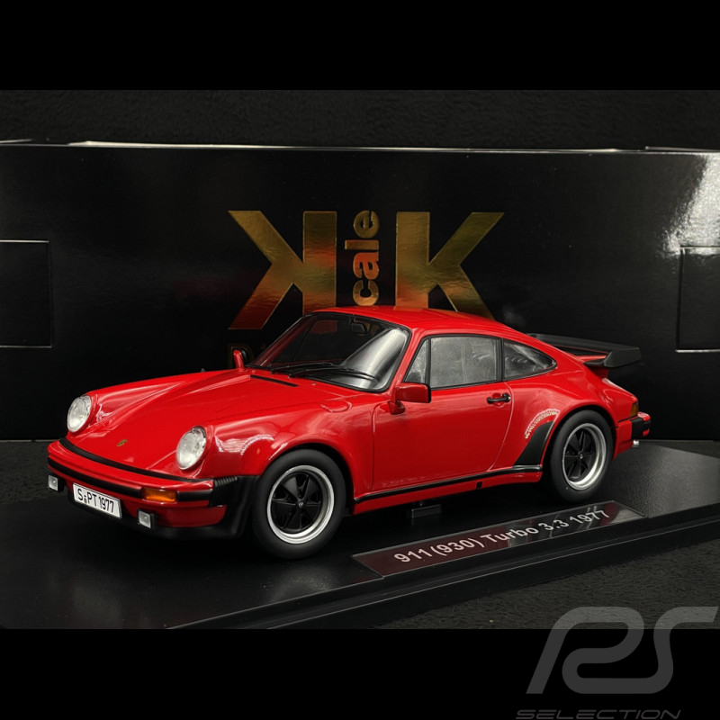 Porsche 911 Turbo 3.3 Type 930 1977 Guards Red 1/18 KK Scale KKDC181442