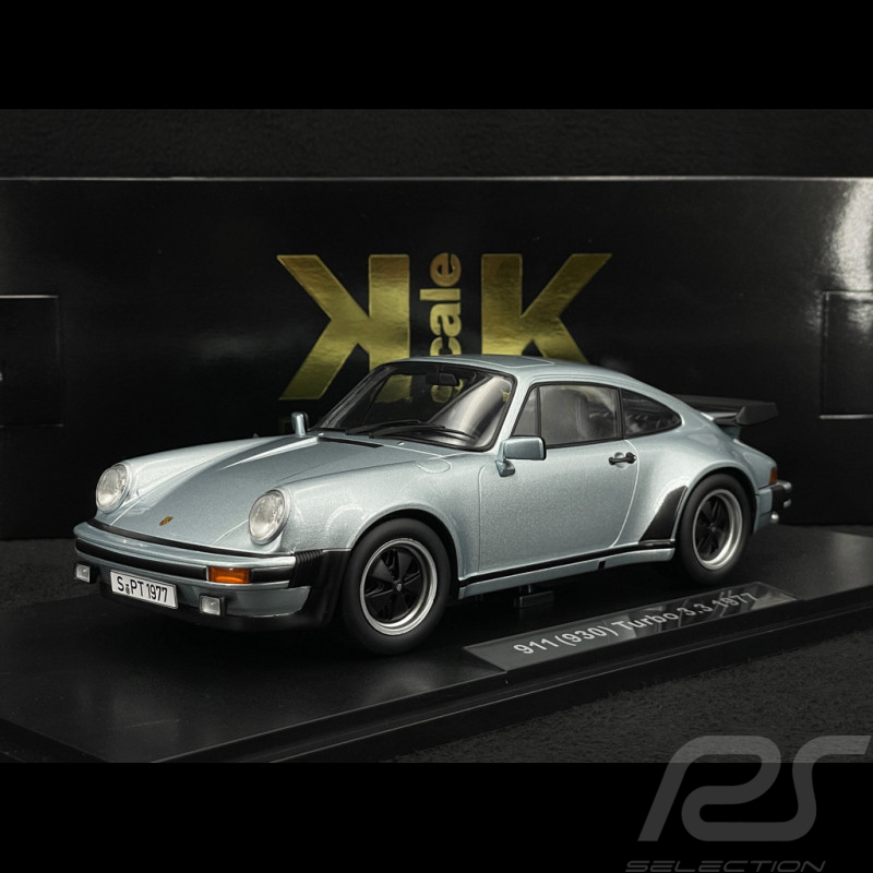 Porsche 911 Turbo 3.3 Type 930 1977 Silver Grey 1/18 KK Scale KKDC181444