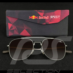 Lunettes de Soleil Red Bull X Spect Eyewear Monture Argentée / Verres Bruns Polarisés LIGHTNING-003