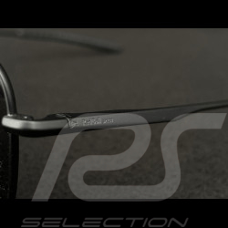 Lunettes de Soleil Red Bull X Spect Eyewear Monture Noire Mate / Verres Noirs Polarisés LIGHTNING-004