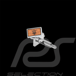 Maserati Manschettenknöpfe Dreizack Silber / Holz 920018059