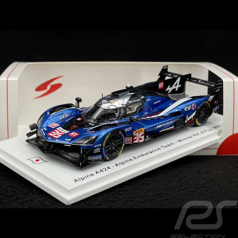 Alpine A424 n° 35 Vainqueur 6h Fuji 2025 WEC 1/43 Spark SJ200