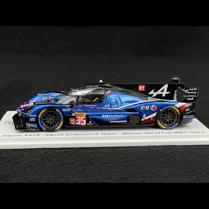 Alpine A424 n° 35 Winner 6h Fuji 2025 WEC 1/43 Spark SJ200