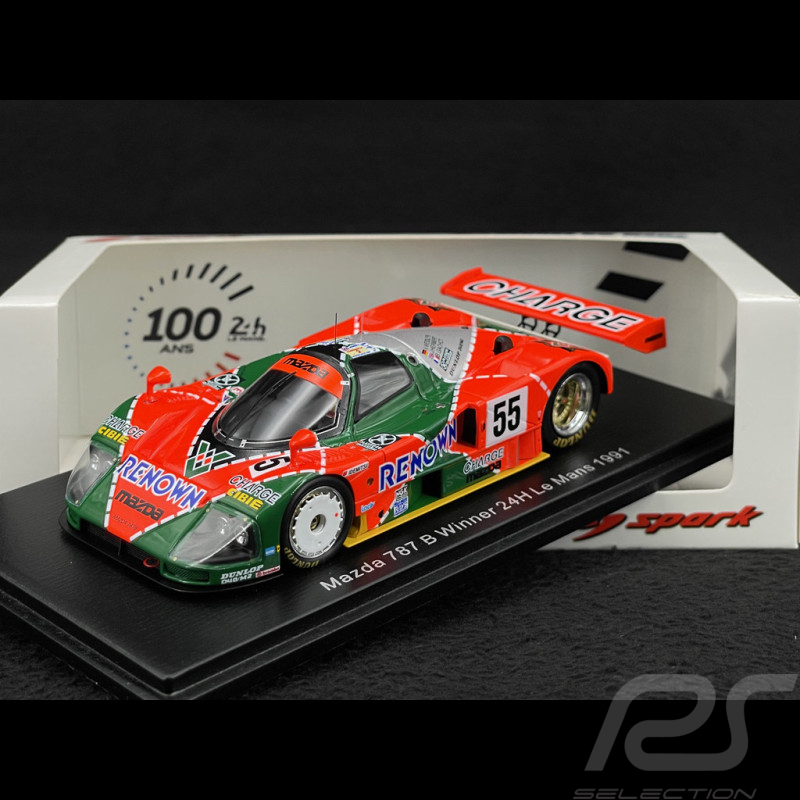 Mazda 787B n° 55 Winner 24h Le Mans 1991 1/43 Spark 43LM91