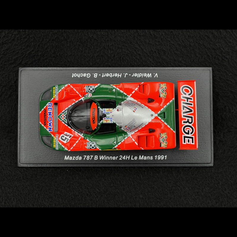Mazda 787B n° 55 Winner 24h Le Mans 1991 1/43 Spark 43LM91