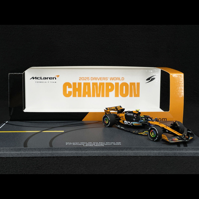 1/43 SAT AT02 No.10 Abu Dhabi 2021 鈴鹿サー Lando Norris McLaren MCL39 n° 4 3rd Abu Dhabi GP / World Champion