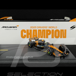Lando Norris McLaren MCL39 n° 4 3rd Abu Dhabi GP / World Champion 2025 F1 with Pit Board 1/43 Spark S9678