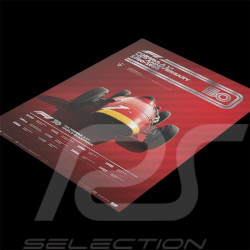 Poster Maserati 250F 50 Ans F1 Rouge 920029579