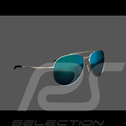 Red Bull Sonnenbrille X Spect Eyewear Silberner Rahmen / Blaue Polarisierte Gläser CORSAIR-002