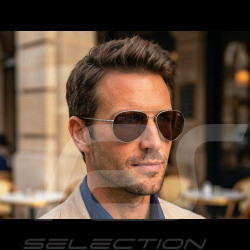 Red Bull Sonnenbrille X Spect Eyewear Silberner Rahmen / Braune Polarisierte Gläser CORSAIR-003
