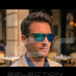 Lunettes de Soleil Red Bull X Spect Eyewear Noir Mat / Verres Bleus Polarisés LOOM-005