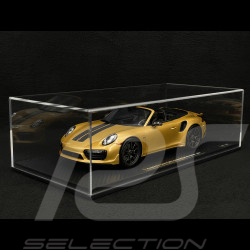 Porsche 911 Turbo S Typ 991 Exclusive Series Cabriolet 2017 Metallic Gelbgold  RS Selection x Spark 1/18 18RSF004