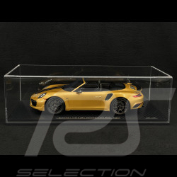 Porsche 911 Turbo S Type 991 Exclusive Series Cabriolet 2017 Metallic Yellow Gold RS Selection x Spark 1/18 18RSF004