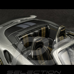 Porsche 911 Turbo S Type 991 Exclusive Series Cabriolet 2017 Gris Agate Métallique RS Selection x Spark 1/18 18RSF005