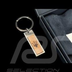 Porte-Clés Maserati Trident Argent / Bois 920018060