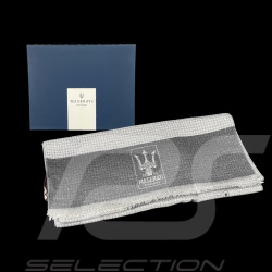 Maserati Scarf Classic 1914 Made in Italy Grey / White 920018040