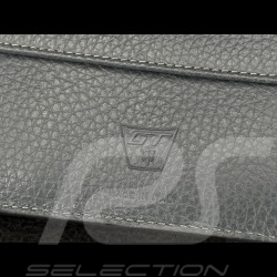Maserati Wallet in Leather Trident Navy Blue Made in Italy 920015437