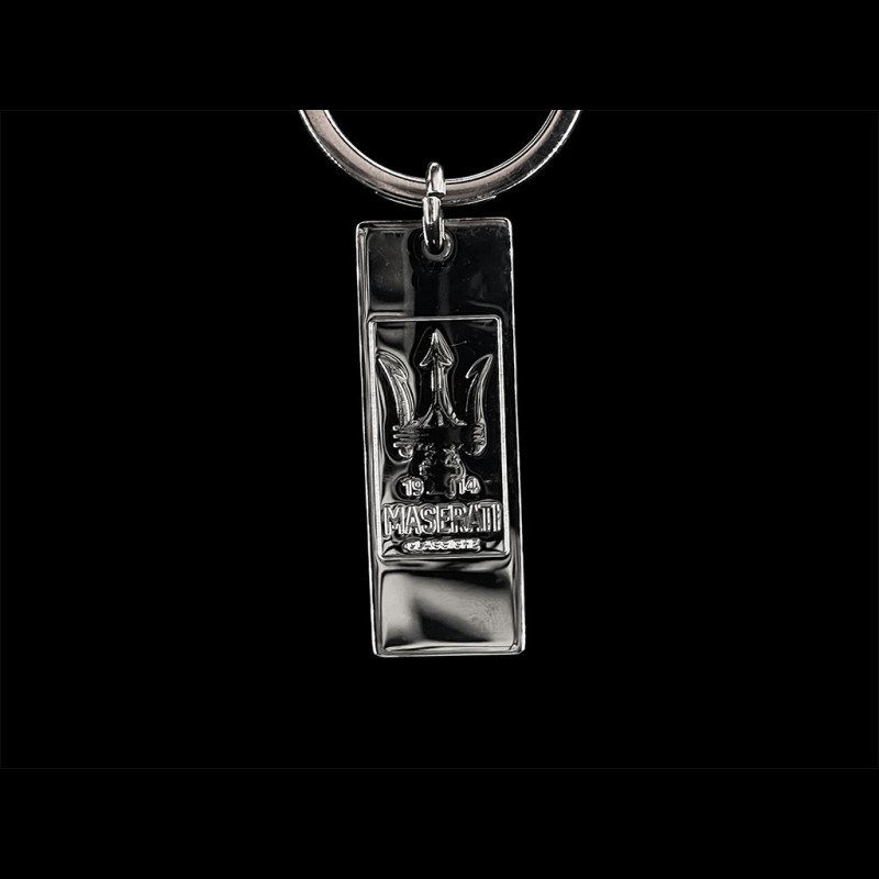 Maserati Keyring Trident Silver / Wood 920018060