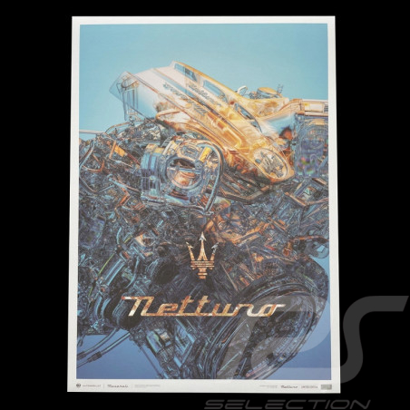 Póster Maserati MC20 Motor...