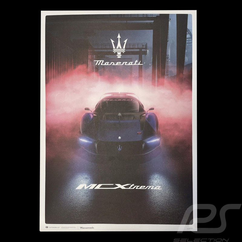 Maserati Poster MCXtrema 2024 Blau / Pink 920033323