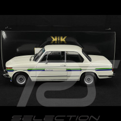 BMW 2002 Alpina SERIE 2 1974 Blanc avec Bandes Bleu/Vert 1/12 KK-Scale KKDC120104