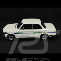 BMW 2002 Alpina SERIE 2 1974 Blanc avec Bandes Bleu/Vert 1/12 KK-Scale KKDC120104