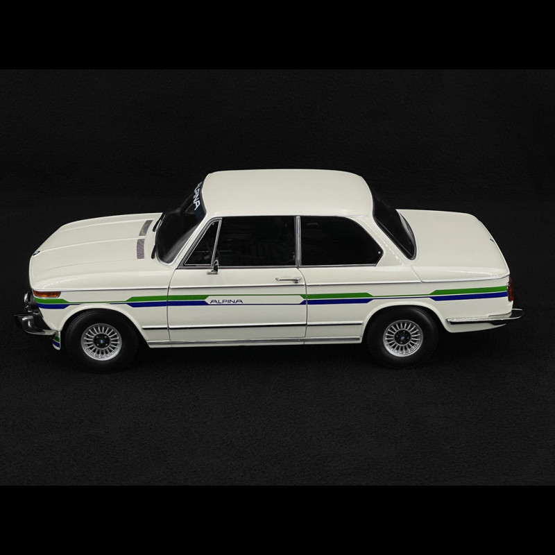 BMW 2002 Alpina SERIE 2 1974 White with Blue/Green Stripes 1/12 KK
