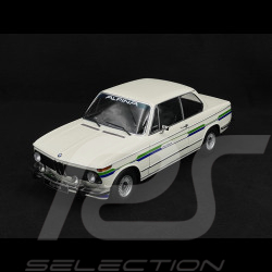 BMW 2002 Alpina SERIE 2 1974 Blanc avec Bandes Bleu/Vert 1/12 KK-Scale KKDC120104