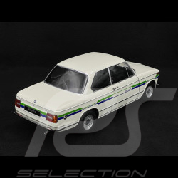 BMW 2002 Alpina SERIE 2 1974 White with Blue/Green Stripes 1/12 KK-Scale KKDC120104