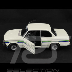 BMW 2002 Alpina SERIE 2 1974 Blanc avec Bandes Bleu/Vert 1/12 KK-Scale KKDC120104