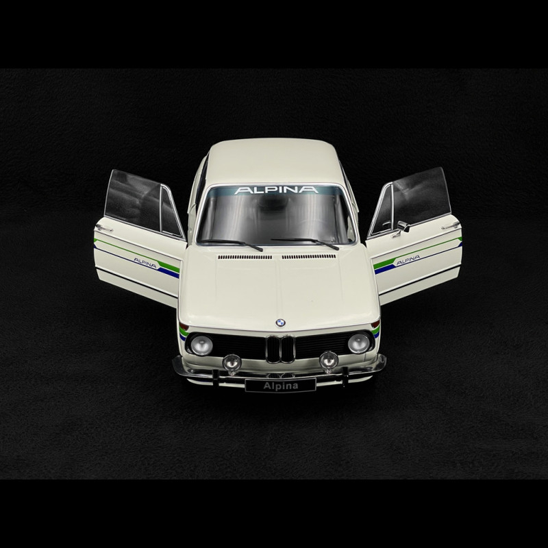 BMW 2002 Alpina SERIE 2 1974 White with Blue/Green Stripes 1/12 KK