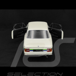BMW 2002 Alpina SERIE 2 1974 Weiß mit blau/grünen Streifen 1/12 KK-Scale KKDC120104