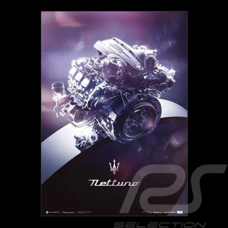 Póster Maserati MC20 Motor...
