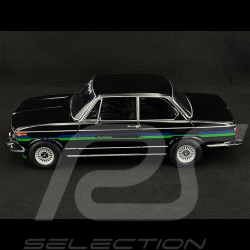 BMW 2002 Alpina SERIE 2 1974 Schwarz mit blau/grünen Streifen 1/12 KK-Scale KKDC120105