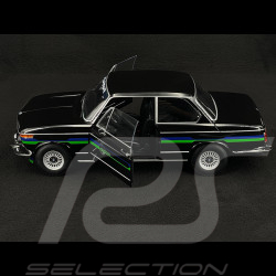 BMW 2002 Alpina SERIE 2 1974 Schwarz mit blau/grünen Streifen 1/12 KK-Scale KKDC120105