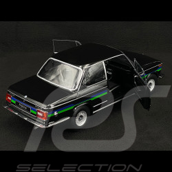 BMW 2002 Alpina SERIE 2 1974 Schwarz mit blau/grünen Streifen 1/12 KK-Scale KKDC120105