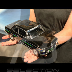 BMW 2002 Alpina SERIE 2 1974 Noir avec Bandes Bleu/Vert 1/12 KK-Scale KKDC120105