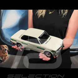 BMW 2002 Alpina SERIE 2 1974 Blanc avec Bandes Bleu/Vert 1/12 KK-Scale KKDC120104