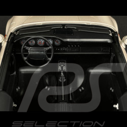 Porsche 911 Carrera 2 Typ 964 Turbo Look Cabriolet 1992 Zermatt Silber Metallic 1/18 Norev 187140