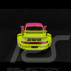 Porsche 911 RWB BodyKit Advan 2024 Rose / Jaune 1/18 Solido S1808510