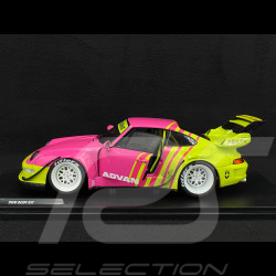Porsche 911 RWB BodyKit Advan 2024 Pink / Yellow 1/18 Solido S1808510