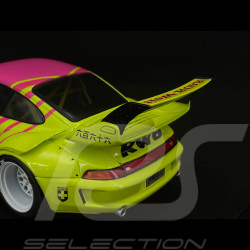 Porsche 911 RWB BodyKit Advan 2024 Rose / Jaune 1/18 Solido S1808510