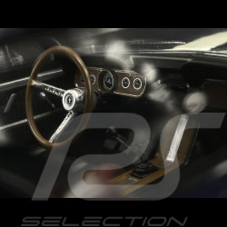 Ford Mustang Coupé 1966 Bleu Brume Nocturne Métallisé 1/18 Norev 182805